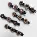 Buy 5-Piece Crystal Flower Hair Clip Set | Rhinestone Dual Layer Duck Beak Clips for Women & Girls - Perfect for Braided Hairstyles - Buy Online on GoSupps.com