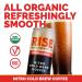 RISE Brewing Co. Original Black Nitro Cold Brew Coffee 4 Pack - Vegan, Sugar & Gluten-Free, Organic & Non-GMO Low Acidity 7 fl. oz. Cans - Buy Online on GoSupps.com