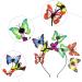 Frcolor Butterfly Hair Ripe | Glitter Butterfly Headband for Women | Decorative Bride & Party Hair Band | Perfect for Costumes & Tea Parties - International Shipping Available - Buy Online on GoSupps.com