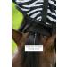 HKM Zebra Fly Rug with Neck - White/Black 135 cm | Belly Flap for Ultimate Comfort - International Shipping Available - Buy Online on GoSupps.com
