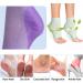 JAGELY Moisturizing Heel Socks - 7 Pairs Spa Gel Socks for Cracked Heels | Repair Dry Skin for Men & Women - Buy Online on GoSupps.com