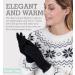 Womens Winter Touch Screen Gloves - Warm & Lightweight Touchscreen Glove Liners for Texting  Driving & Social Media Browsing - Ladies Cold Weather Black Thermal Hand Gloves for The Tech Savvy & Chic - Buy Online on GoSupps.com