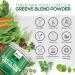 Super Greens Powder - 17 Superfoods Powder - 300g 60 Servings - Vitamin & Mineral Rich Formula - No Artificial Ingredients - Vegan & Vegetarian Friendly - Best Value - Made in The UK - Buy Online on GoSupps.com
