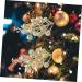 HOMSFOU 40 Pcs Christmas Imitation Berries Faux Winter Berry Sprigs Decorative Branch Gold Berry Picks Craft Berry Stems Cone Outdoor Plants Christmas Tree Picks Frosted Foam Blueberry Goldenx4pcs 19X5X5CMx4pcs - Buy Online on GoSupps.com