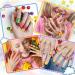 ETYJO Kids Nail Polish Set - 6 Rainbow Peel-Off Non-Toxic Varnish | Water-Based, Quick Dry | Children's Nail Varnish Gift Kit for Girls & Toddlers - Buy Online on GoSupps.com