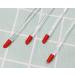 ONLYKXY 4 Pieces 17cm Nail Cuticle Pusher Set with Red Rubber End and Plastic Handle - Professional Nail Care Tool - Buy Online on GoSupps.com