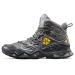 RAX Full Palm Rubber Sole Waterproof Lightweight Mountaineering Travel Hiking Shoes 11 Silver Iron