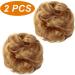 JJstar 2PCS Curly Messy Bun Hair Pieces - High Heat Resistant Synthetic Fiber Scrunchies for Women - Golden Auburn - Buy Online on GoSupps.com