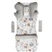 Medi Partners Universal Seat Carrier & Buggys Seating Children's Wing Cover 5tgl Beltholster + Spielbogen stroller set Minky cotton (deer with gray minky) deer with gray minky universal