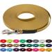 LENNIE BioThane tracking leash 13mm dogs 15-25kg 1m long without hand loop gold sewn 1 m gold