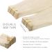 Salife Tape Extensions - 20PCs 60g 26 Inch Platinblond Remy Real Hair Invisible Skin Weft Tape In #60A - Buy Online on GoSupps.com