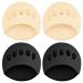 WLLHYF 2 Pairs Honeycomb Fabric Forefoot Pads for Women Metatarsa Foot Pads Ball of Foot Cushions Reusable Fabric Foot Cushion Pads Invisible Socks Prevention Pain Relief