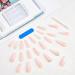 Buy Niceneeded 24-Piece Long Rhinestone Ballerina Artificial Nails - Stylish Acrylic Full Cover Nail Tips - Buy Online on GoSupps.com