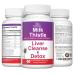 Herba Heal Milk Thistle Liver Cleanse & Detox Formula 1500mg Silymarin Liver Repair Detoxifier & Regenerator Capsules - Milk Thistle Supplement for Weight Loss