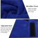 Morezi Dog Bathrobe Towel - Fast Drying Microfibre Pet Bath Robe for Dogs and Cats - Blue (Medium 79x60cm) - Buy Online on GoSupps.com
