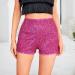 Duohropke Women s Metallic Hot Pants | High Waist Sequins Glitter Shorts for Dance Disco & Carnival Hot Pink - Buy Online on GoSupps.com