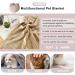 RIKMSS 4 Pack Pet Blankets - Small Animal Blankets for Dogs and Cats - Super Soft Coral Fleece - 28L x 16W - All Seasons - M 26 x 18 - Buy Online on GoSupps.com