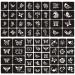 Kotbs 6 Sheets Temporary Tattoos Stencils for Kids Girls  67pcs Butterfly Dragon Patterns Body Paint Henna Stencils Kit  Glitter Tattoos Stencils for Halloween Party Butterfly Tattoo Stencils