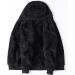 SCODI Men's Heavyweight Fleece Hoodie - Full Zip Sherpa Lined Sweatshirt, Black - Size Medium - Buy Online on GoSupps.com