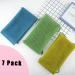 7 Pack African Exfoliating Net Sponges with Handle - Long Back Scrubber for Shower - Loofah Sponge for Body Scrub - Buy Online on GoSupps.com