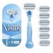 Gillette Venus Embrace Sensitive Razor for Women with Contour Blades + 7 Refill Blades Razor + 7 Blades
