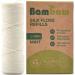 Bambaw Silk Floss Refill | Non Plastic Dental Floss | Eco Floss | Biodegradable Dental Floss | Dental Floss Tape | Bio Silk Dental Floss | Mint Dental Floss | 2x50 Meter Refill Silk Floss | 2 Refills