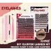 DIY Self Adhesive Eyelashes - 120 Pcs Lash Clusters & 3D Angel Wing Lashes Kit - Easy Apply Reusable D Curl 12-18mm | International Shipping - Buy Online on GoSupps.com