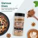 Soeos Chinese Star Anise Powder 2.6 oz (74g) - Ground Dried Anise Star Spice for Baking and Tea - Non-GMO - Bulk Anis Estrella - Buy Online on GoSupps.com