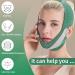 V-Line Lifting Mask for Double Chin Reduction - Breathable Face Slimming Strap - Green Chin Cheek Lift Up Belt for Women Men - Buy Online on GoSupps.com