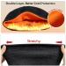 Lvaiz Winter Beanie Hat - Warm Fleece Lined Skull Cap for Men & Women | Reversible & Windproof Knit Watch Hat - Black & Orange - Buy Online on GoSupps.com