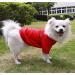 Hualisiji Large Dog Fleece Sweater | Warm & Lightweight Dog Sweatshirt | Soft & Easy to Wear in Red - Buy Online on GoSupps.com