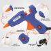 Gluerious Mini Hot Glue Gun with 30 Glue Sticks - 20W Blue | Perfect for Crafts, DIY, Arts, Home Repairs - Buy Online on GoSupps.com