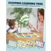 NiBaby Kids' Non Slip Educational Placemats Set of 4 - Interactive & Washable | Learn Alphabet, Numbers, Shapes & Colors | Durable PU Leather - Buy Online on GoSupps.com