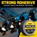 Lockport Black Gaffers Tape 3 Pack 90 Feet x 2 Inches Waterproof No Residue Non-Reflective Easy Tear Matte Gaffer Stage Tape Gaff Cloth Tape for Photography Filming Backdrop Production - Buy Online on GoSupps.com