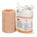 3M Coban NL Non-Latex Self-Adherent Wrap with Hand Tear non-sterile tan 4 in x 5 yd 18 rolls/case Tan 4 in. x 5 yd. Non-Sterile