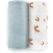 Fern & Avery Swaddle Blankets - Gender Neutral Muslin Swaddles for Baby Boy or Girl - Set of 2 Rainbow Blue Newborn Essential Receiving Blankets - Buy Online on GoSupps.com