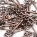 30PCS Assorted Antique Skeleton Keys - Vintage Steampunk Classic Collection in Copper - Buy Online on GoSupps.com