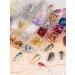 Ebanku 3pcs Nail Art Foils - Double-Sided Glitter Gold Stickers for DIY Nail Decorations - Buy Online on GoSupps.com