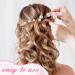 Kiiwah 32-Piece U-Shaped Hair Jewelry with Pearls - Elegant Hair Accessories for Brides & Parties | 4 Sizes Available - Silver - Buy Online on GoSupps.com