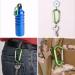 6PCS Black Aluminum Carabiner Clips with Keyring Hooks - Large D Ring Shape Carabiner Set - Buy Online on GoSupps.com