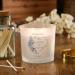 Personalised Large Double Wick Wedding Candle Gift with Tropical Heart (Planet spa) - Buy Online on GoSupps.com