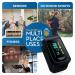 BEC PULSE OXIMETER - Includes 2x AAA lanyard and user manual. For Adults and Children - Buy Online on GoSupps.com
