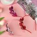 Valentine's Day Heart Headband Pack - Red, Pink, Rose Sequin Hair Hoops for Girls & Women - Buy Online on GoSupps.com