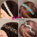 Teenitor Rhinestone Beaded Elastic Jewel Headband Set for Women - Hippie Boho Hair Accessories (5pcs) - Buy Online on GoSupps.com