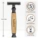 Bambaw Classic Dark Safety Razor | Eco-Friendly Bamboo Handle | Reusable Double Edge Razor for Men & Women - Buy Online on GoSupps.com