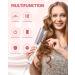 CkeyiN Automatic Hair Curler 25mm - Professional Anti-Scalding Curling Iron for Long & Short Hair - 3-Speed Adjustable Temperature - White - Buy Online on GoSupps.com