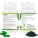  Morsan Healthcare Spirulina (Arthrospira platensis) Capsules | Pack of 60 x 500 mg Vegetarian Capsules | Natural Food Supplement | GMP Certified | Gluten-Free (120) - Buy Online on GoSupps.com