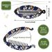 Boho Style Banana Hair Clips Set for Women & Girls - 9 Pieces Floral & Fish Shape Hair Accessories - Buy Online on GoSupps.com