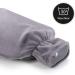 Blum Valley 1.5L Baby Heat Bottle - Soft Fleece Washable Natural Rubber - Cozy Gray Hot Water Bottle for Children - Buy Online on GoSupps.com