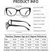 Shop OCCI CHIARI Women's Wide Square Reading Glasses | Adjustable Strengths 1.0 - 6.0 | Stylish & Comfortable Design - Buy Online on GoSupps.com